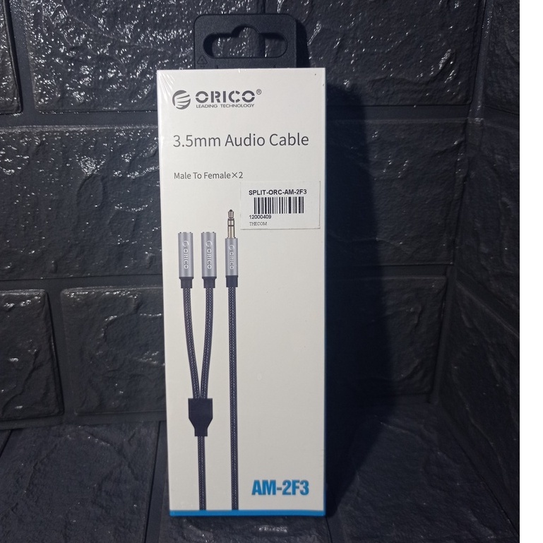 ORICO AM-2F3 2 in 1 3.5 mm Male to Female Audio Cable
