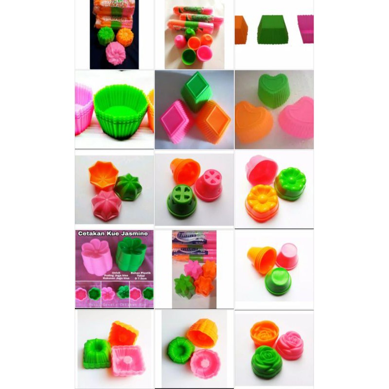 6pcs Cetakan kue , macam cetakan kue , cetakan apam , cetakan puding