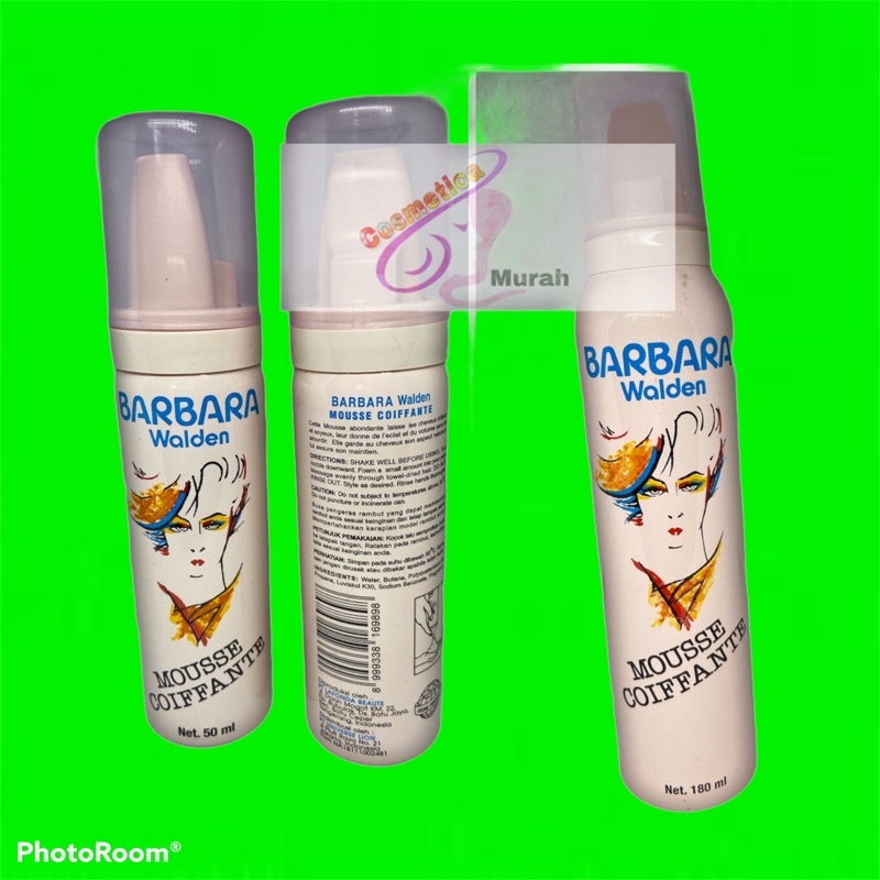 barbara mousse foam || hair spray barbara walden || barbara hair foam