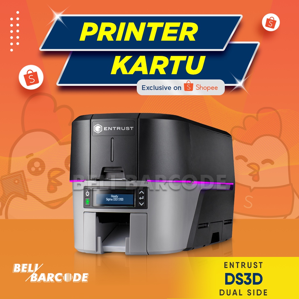 Entrust Sigma DS3D ID Card Printer Dual Side - Cetak Kartu PVC