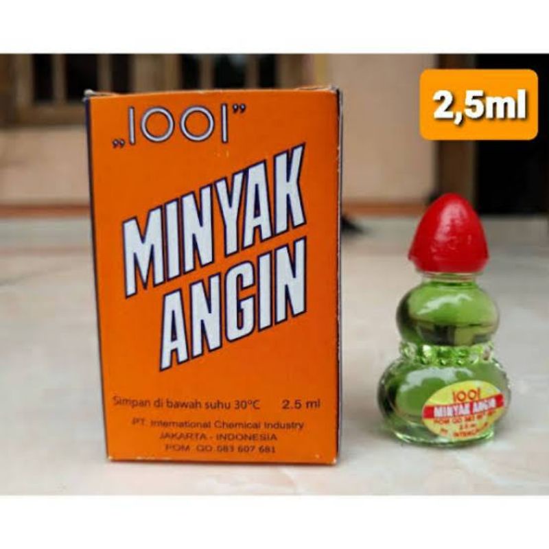 Minyak Angin 1001 / Sakit Kepala / Masuk Angin / Pilek / Kembung