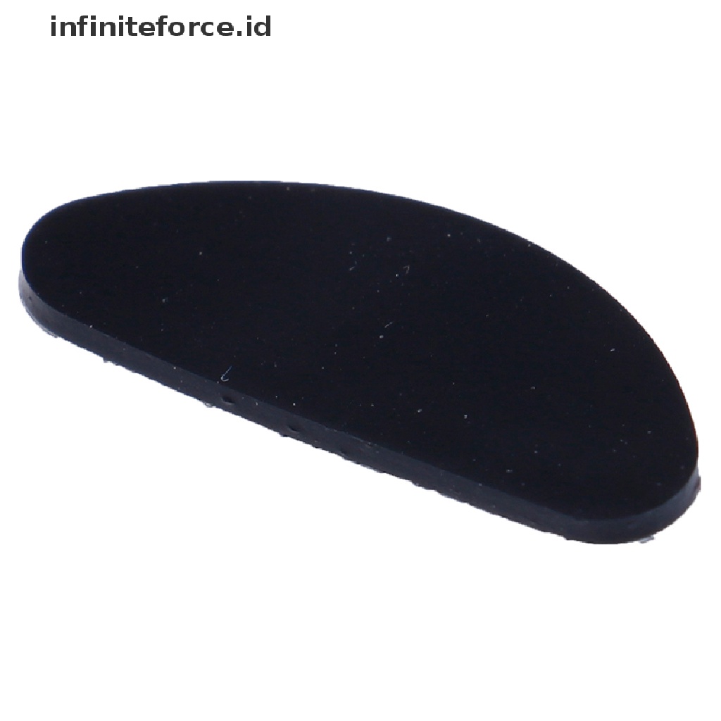 Infiniteforce.id 10pcs Bantalan Hidung Bahan Silikon Tipis Anti Slip Untuk Kacamata