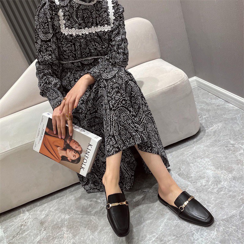 RYS - Rogo Mules Sepatu Slip On Korea Fashion Casual - Ori Import