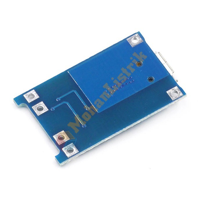 Modul Cas Mini 1A Baterai 18650 3.7V Micro Usb Full Auto TP4056 Protection