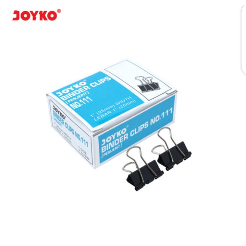 

BINDER CLIPS NO.111 JOYKO / PENJEPIT KERTAS DAN DOCUMENT
