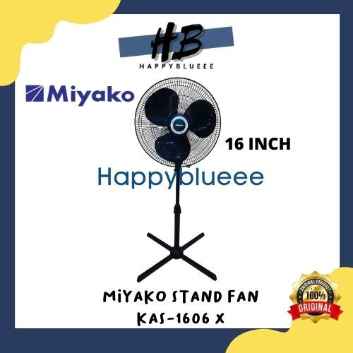 MIYAKO STAND FAN KAS-1606 X / KIPAS ANGIN MIYAKO KAS 1606X / MIYAKO KIPAS ANGIN BERDIRI STAND FAN KAS 1606 X