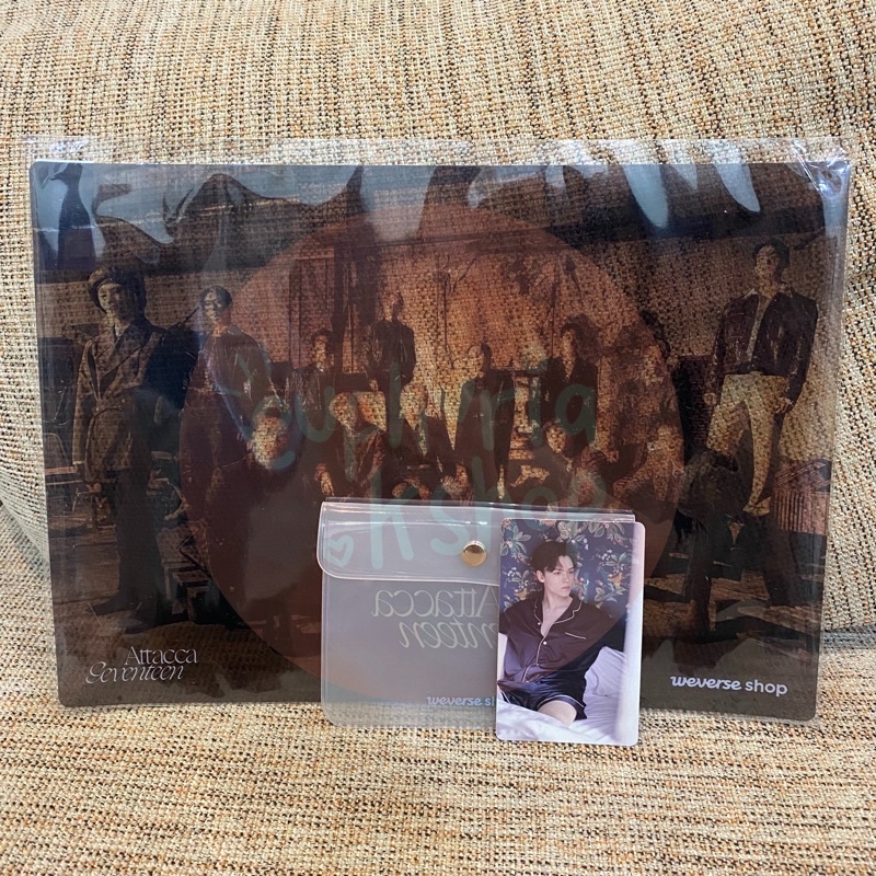 [Ready] Seventeen - Attacca Weverse Gift/POB (Vernon, PVC Card Case, Transparent Mini Poster)