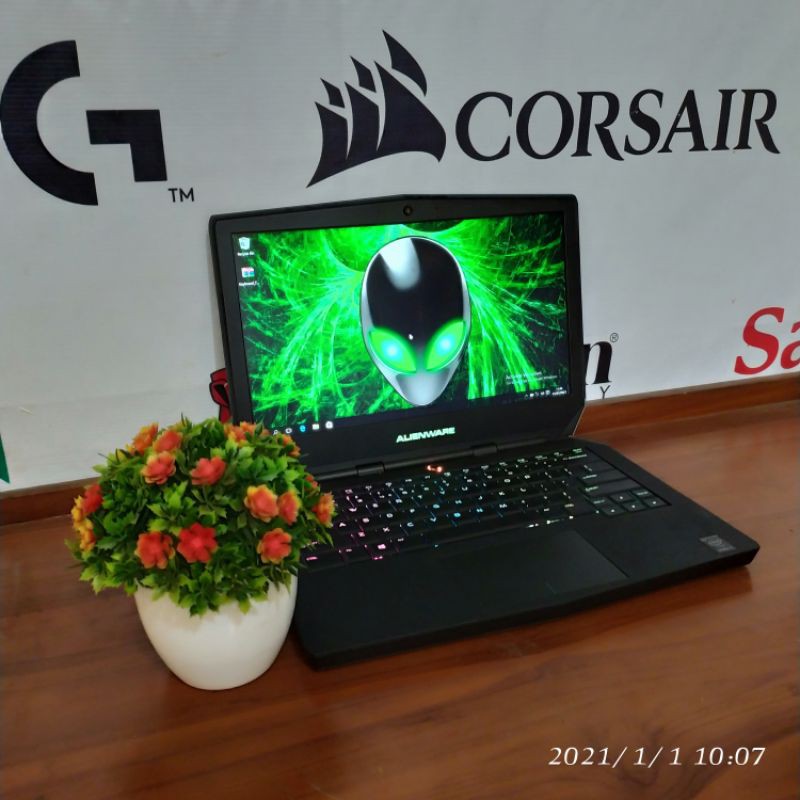 laptop gaming Dell Alienware core i7 ram16gb ssd256gb dual vga Nvida GTX