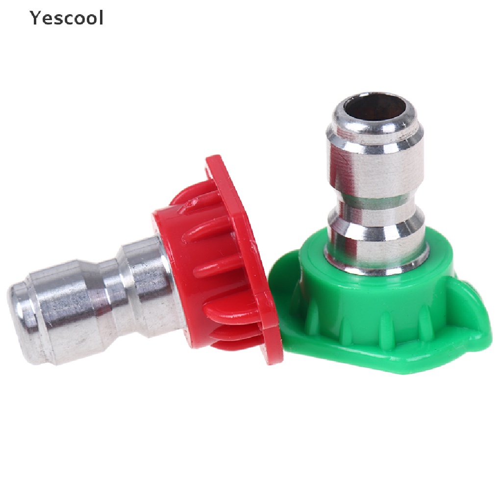 Yescool 5pcs Nozzle Spray 1 / 4 &quot;Tekanan Tinggi Quick Connect