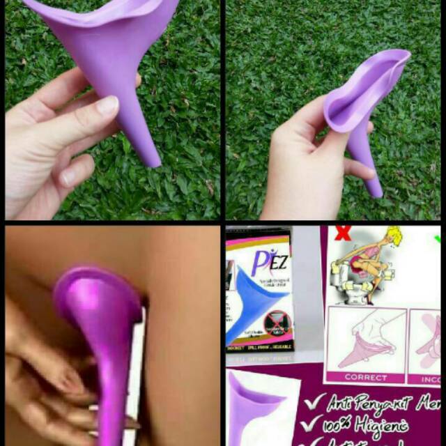 CORONG PIPIS/PIEZ/PEZ/ FEMALE URINAL/ ALAT BANTU PIPIS/ TRAVEL URINAL ok  god