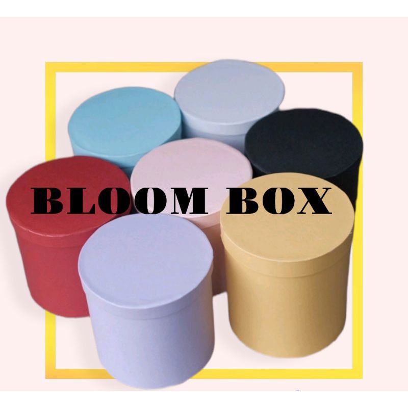 

BLOOM BOX D 10 T 10 | ROUND BOX | BOX SOUVENIR | BOX BUNGA