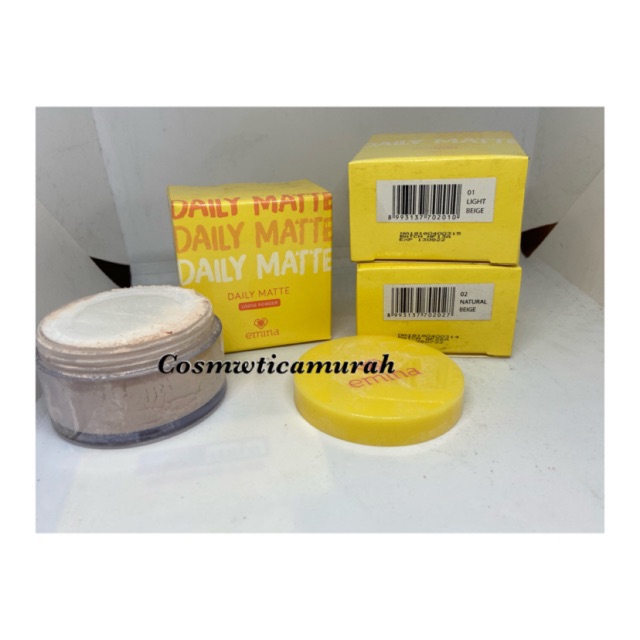 [ compact ] eminal daily matte compact powder - bedak padat emina daily matte 11 gr