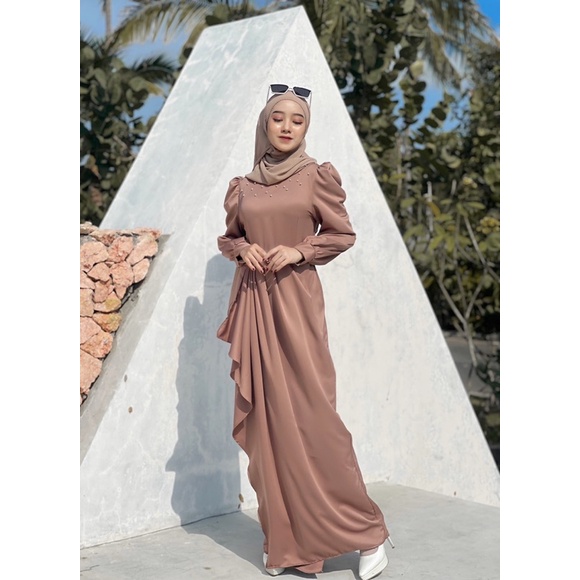 ivoryyhijab - Adora dress payet bridesmaid kondangan wisuda
