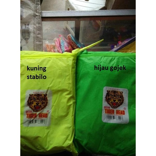 Jas Hujan Tiger Head Stelan Torch 68309 Warna Stabilo Oren & Kuning