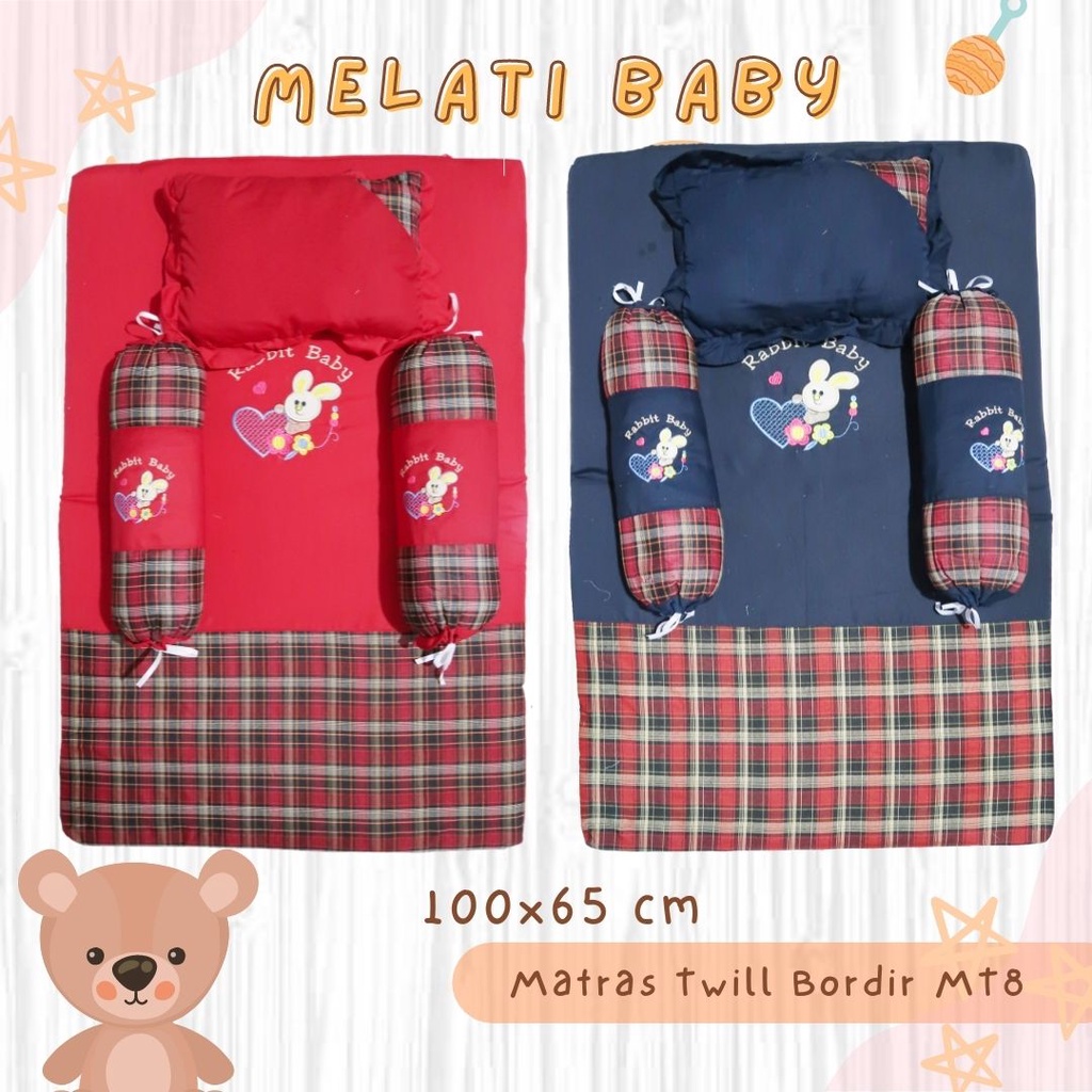 Matras Kasur Busa Bayi Tebal Empuk Motif Bordir / Matras Bayi Model Terbaru Bahan Busa Tebal Murah