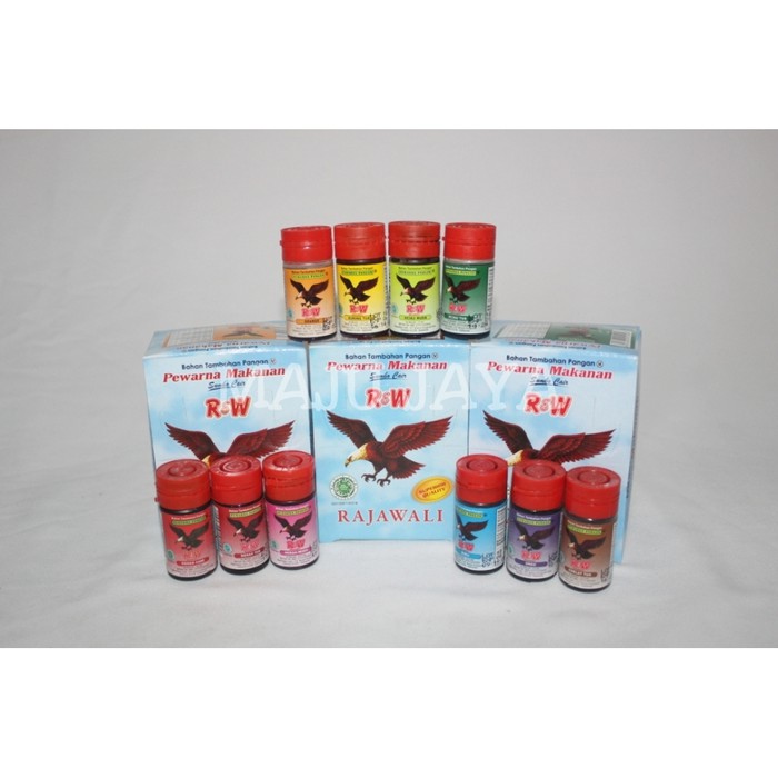 

Pewarna Makanan Merk Rajawali 12,5ml Merah Muda & Orange