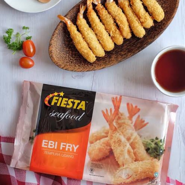 

Fiesta Seafood Eby Fry / Ebi Furai / Udang Tempura 160 gram