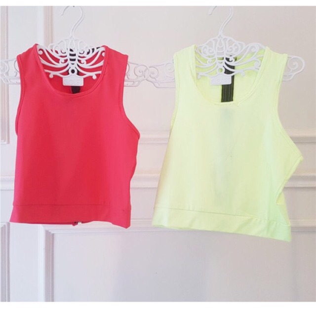 TANKTOP CROP STABILO NEON . TANKTOP ORANGE / TANKTOP TOSKA / TANKTOP PINK FANTA / TANKTOP ABU