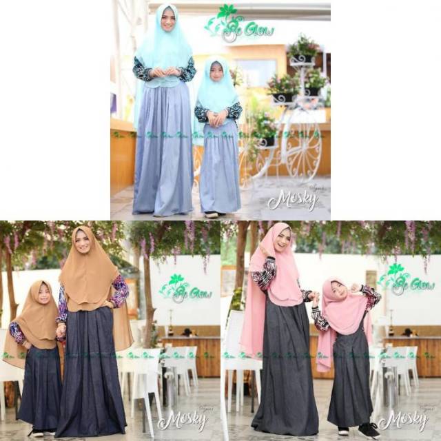 Couple mosky mom & kids by beglow