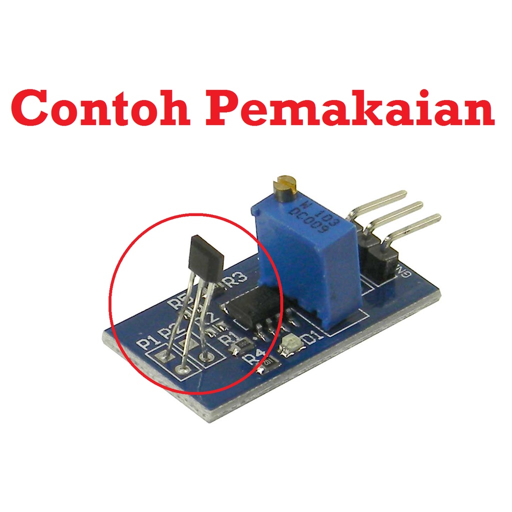 [HAEBOT] Sensor Medan Magnet Hall Effect OH49E SS49E Transducer Linear Position 5V Rotary Encoder Motor Mesin Speed Current