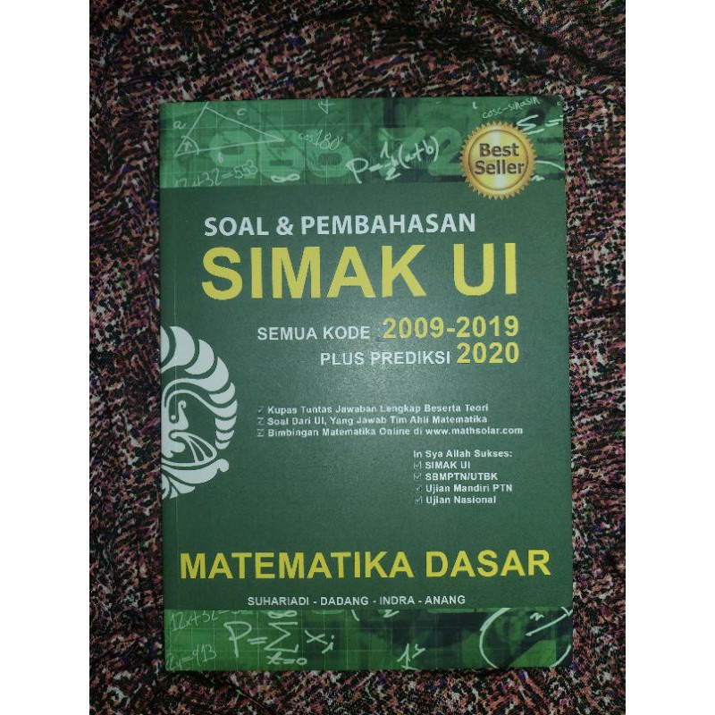 Soal dan Pembahasan MATEMATIKA SIMAK UI 2009-2020