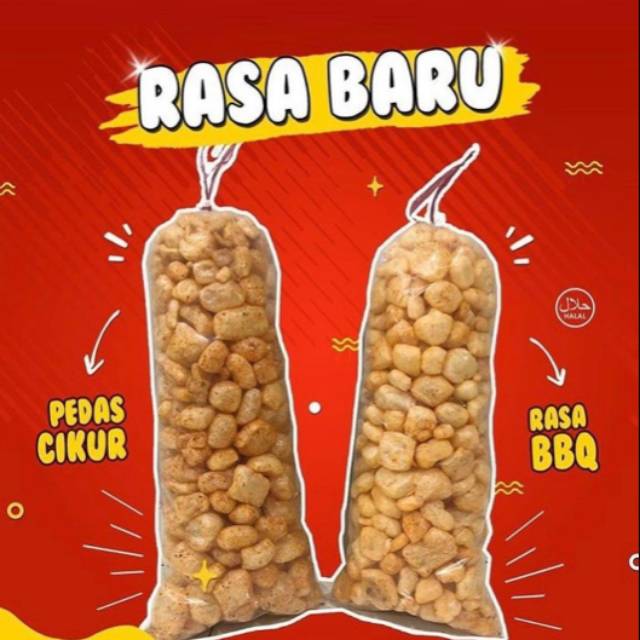 

Rambak /dorokdok sapi varian BBq 500gram