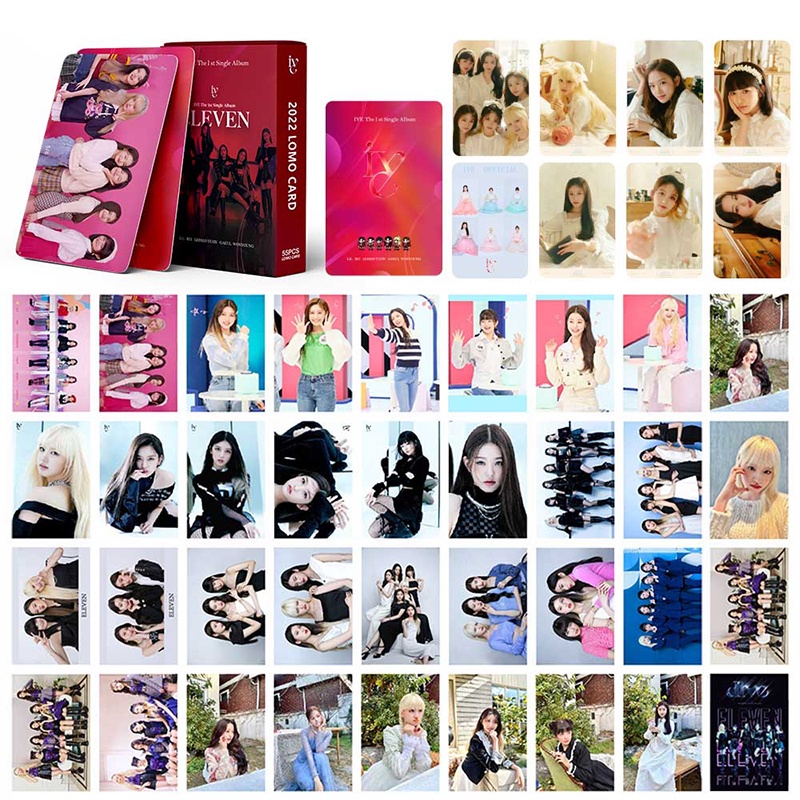 55pcs / Kotak Kartu Foto LOMO Album ELEVEN 2022