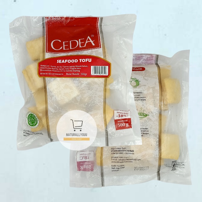 

Cedea Seafood Tofu 500gram Tahu Seafood