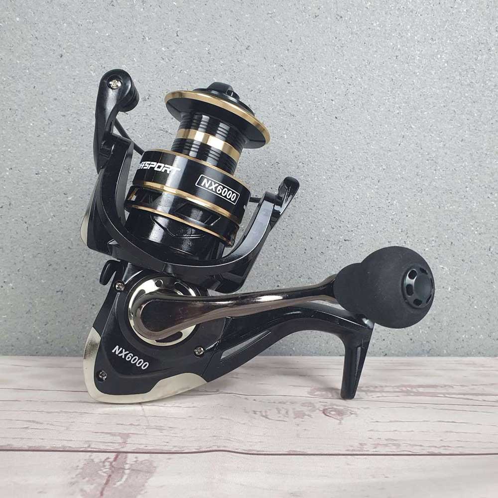 TaffSPORT NX6000 Series Metal Reel Pancing Spinning Fishing Reel 4.7:1 Gear Ratio