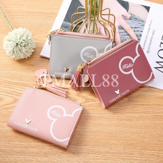 ♥TMALL88♥ DOMPET LIPAT MINI WANITA MURAH / DOMPET KOIN / DOMPET BERMOTIF MIKEY MOUSE /