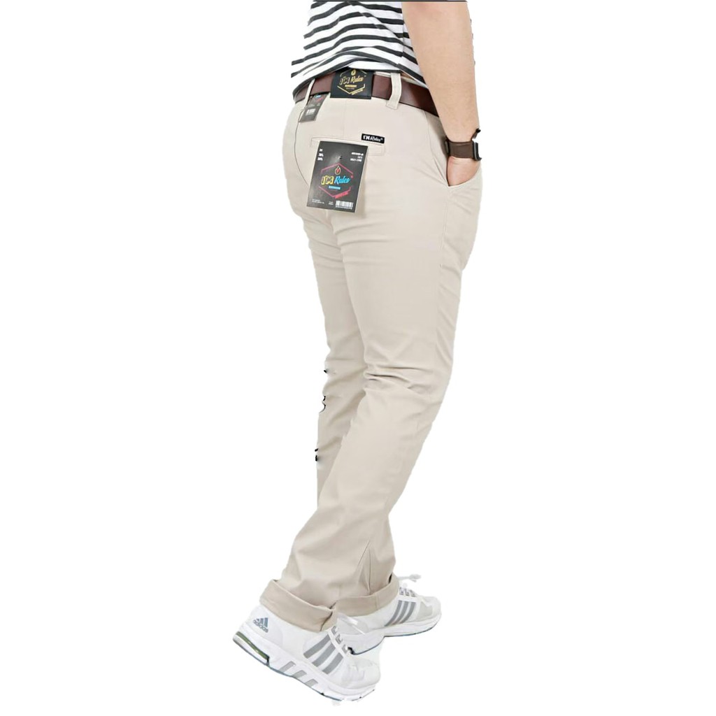 UNIQLO Celana Chino Panjang Pria Premium Quality Size S M L XL-ImRules ( Krem )