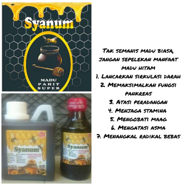 

Madu Pahit Super Syanum 500ml