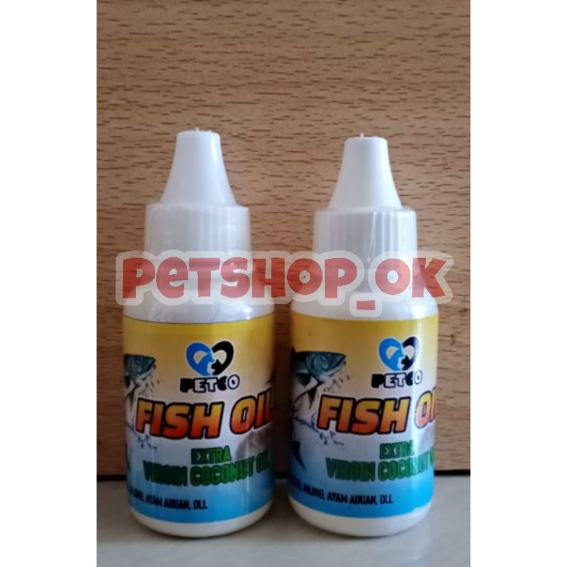 Petco Fish oil tetes 30ml / Multivitamin kucing &amp; anjing