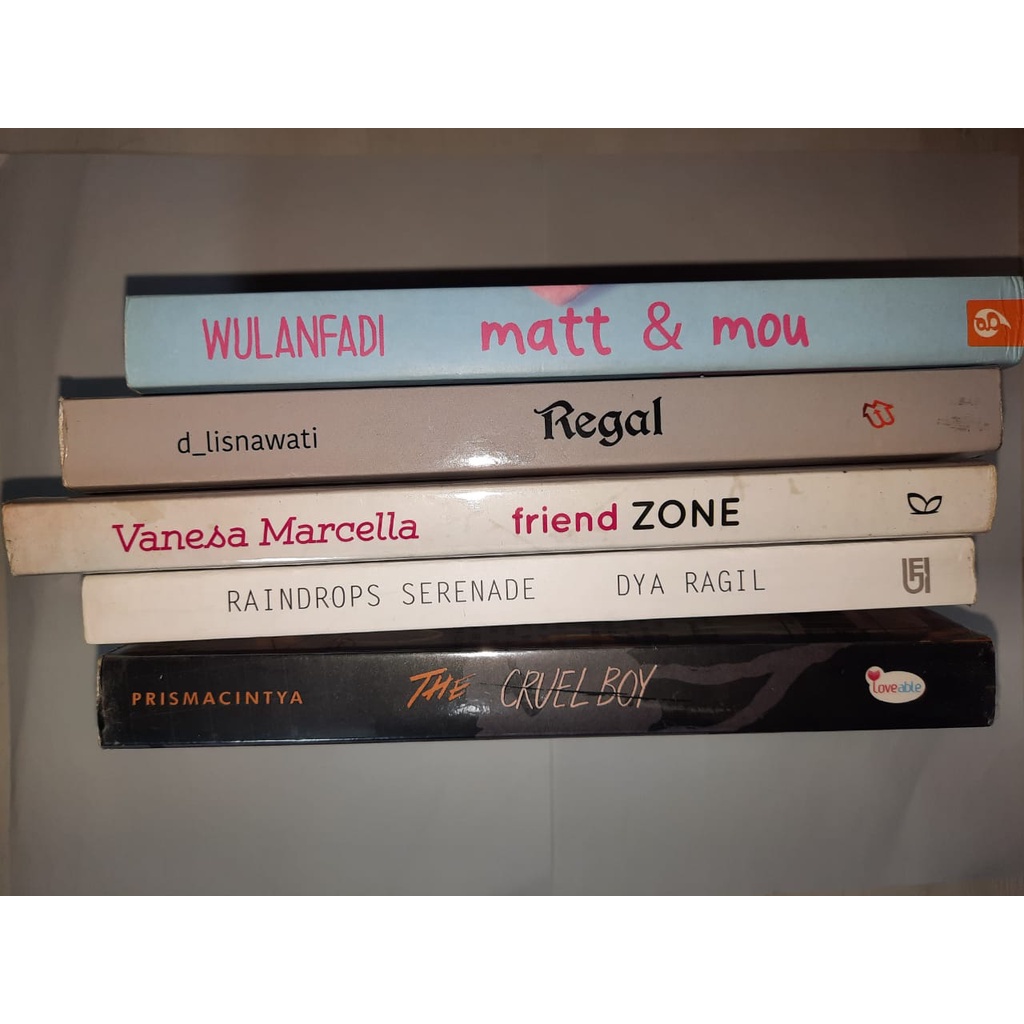 PRELOVED NOVEL REMAJA WATTPAD ORI 100% PT. 2 (baca deskripsi)