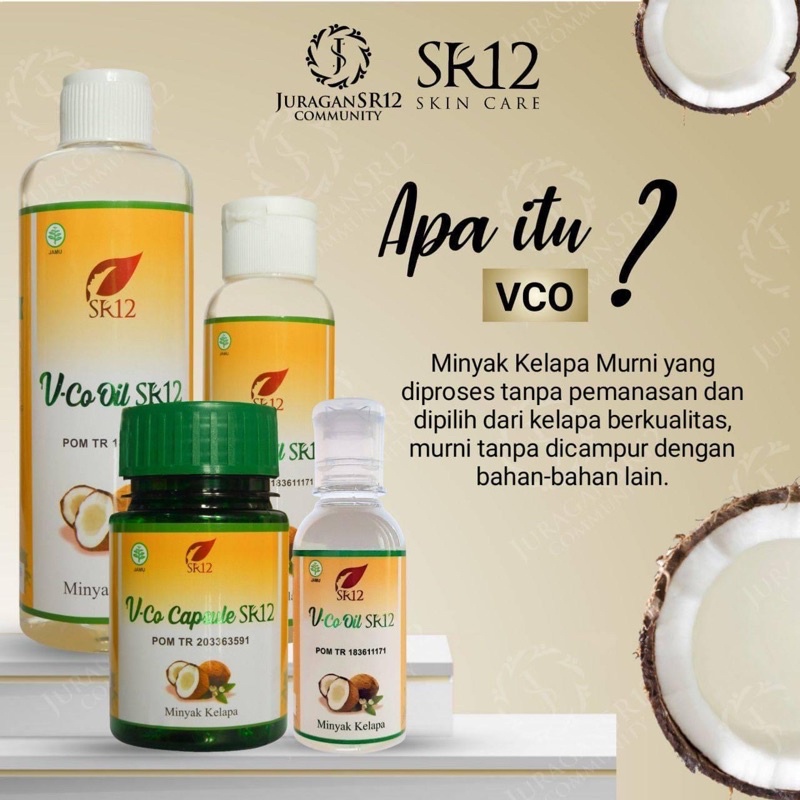 

VICO / VCO SR12 / Minyak Kelapa Murni