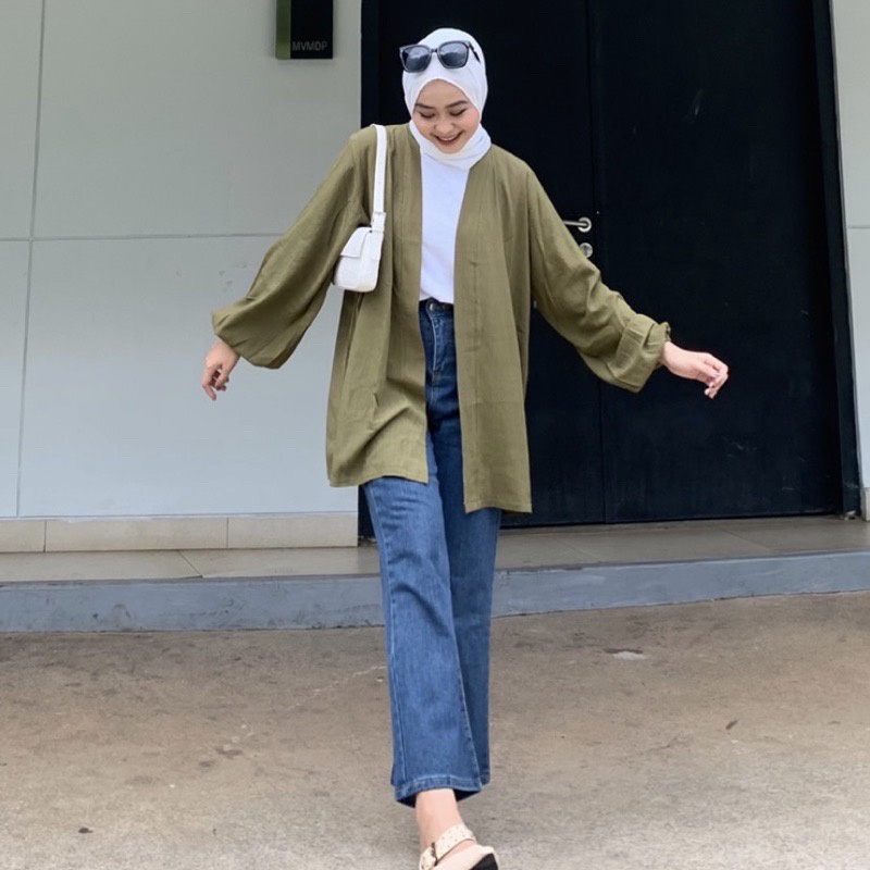 BEFAST - ZFS OOTD Cardigan ALUNA / LALUNEY SNOW SHEER CRADENZA / Cardigan Rajut Wanita / Outer kekinian Remaja Wanita / OOTD ala Korean Style Wanita / Cardigan Polos / Fashion Wanita Casual / Terbaru 2022 / Trendy