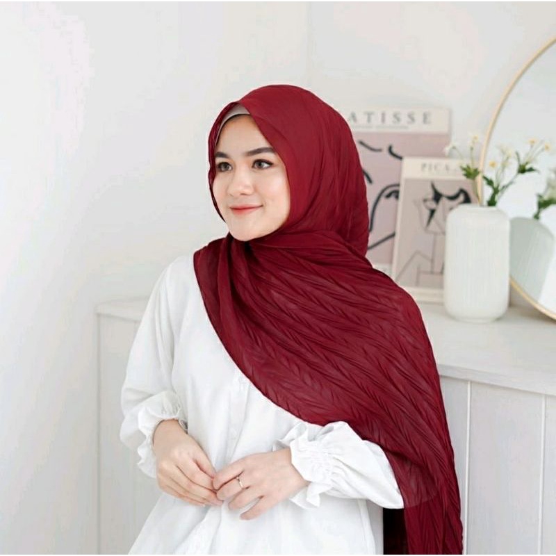 PASHMINA PLISKET PADI ZIGZAG CERUTY (COD)-6