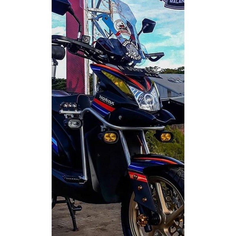 Visor custom & Bracket Visor Honda Beat