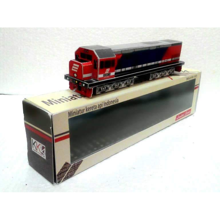 Lokomotif cc201 PERUMKA - miniatur kereta api indonesia
