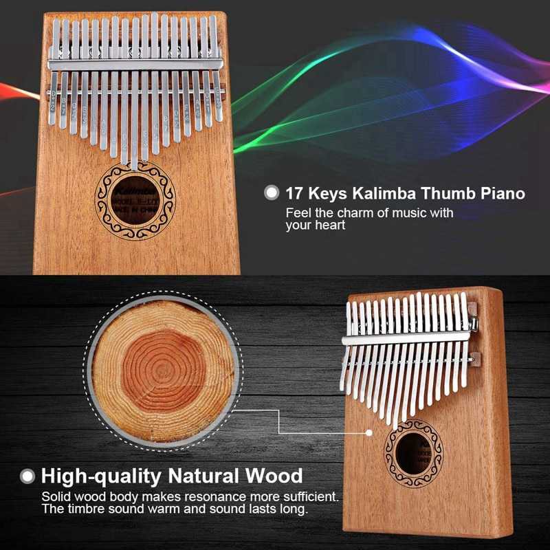 Kalimba Alat Musik Original Premium Wood 17 Kunci