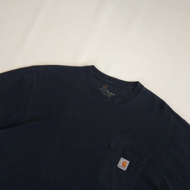 Kaos Carhartt pocket Navy second