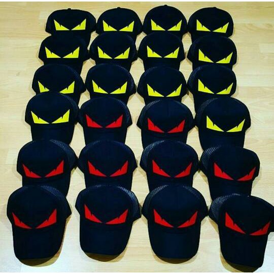 DISKON  TOPI / TRUCKER FENDI MONSTER PREMIUM KS01