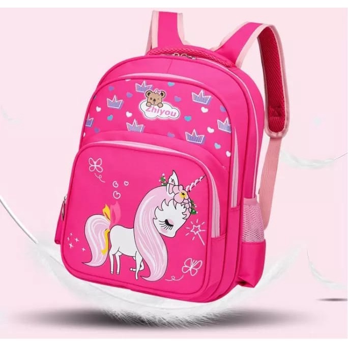 Rya.id - Tas Ransel Anak Perempuan Tas Sekolah Anak-anak Karakter Unicorn