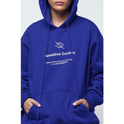 Jaket Hoodie Biru Elektrik Pria Wanita