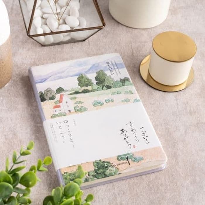 

Grosir UCHII A5 Note Memo Book Japan Landscape | Buku Tulis Bergaris PU Cover - 3 - Housing Keren