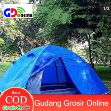 TENDA CAMPING -  Compass kapasitas 4 orang frame aloy