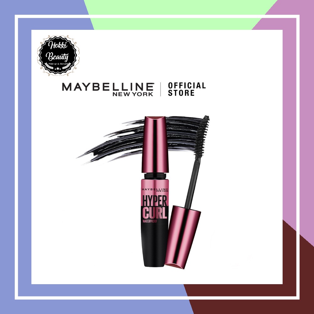 ORIGINAL Maybelline Hypercurl Volum Express Mascara Hyper Curl Maskara