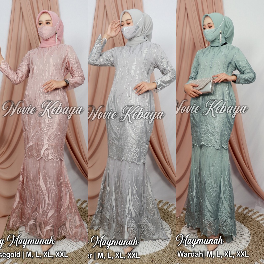 Kebaya Gamis Duyung Manohara Aneka Pilihan Warna