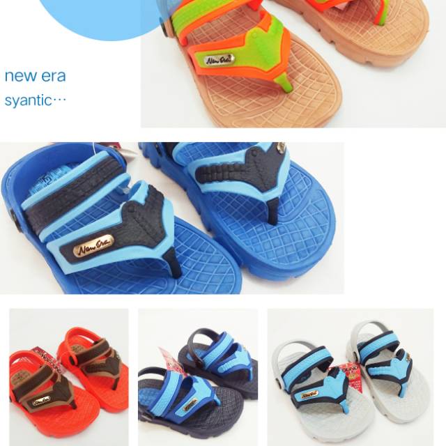 sandal jelly jepit tali new era 25004