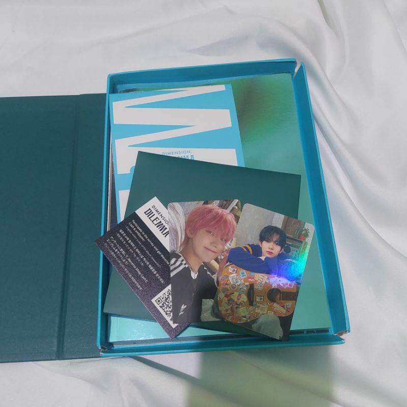 FULLSET ALBUM ENHYPEN CHARYBDIS HEESEUNG GITAR HOLO & SUNOO SELCA